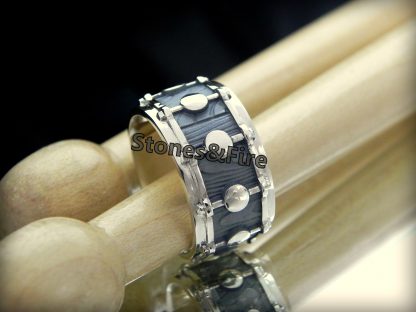Drum Jewelry | Snare Drum Ring | Drummers Wedding | Drum family | drumming | drums | Musicians Gift | Drummers Family