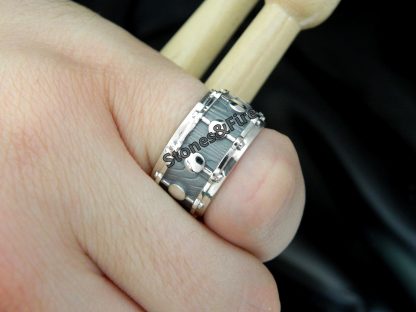 Drum Jewelry | Snare Drum Ring | Drummers Wedding | Drum family | drumming | drums | Musicians Gift | Drummers Family