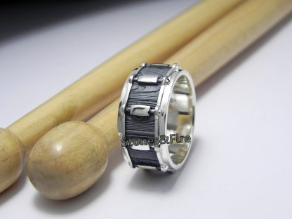 Wedding Drum Ring | Drums | Drumming | Drummers | Snare Drum ring | Drummers family | Drummers gifts | Drums jewelry | Wedding bands | Musician gift |