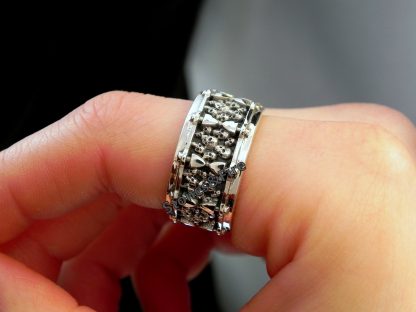 Skull jewelry | Drummers Stuff | Drum kit Ring | Musicians wedding | heavy metal | snare drum ring |drum wedding bands |