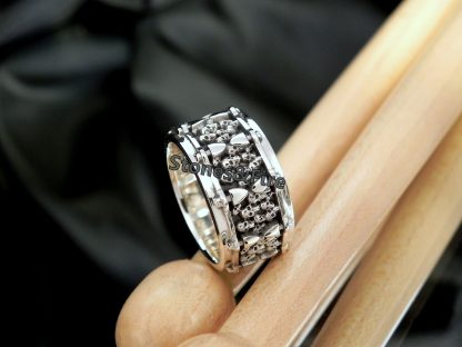 Skull jewelry | Drummers Stuff | Drum kit Ring | Musicians wedding | heavy metal | snare drum ring |drum wedding bands |