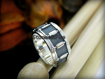 Drum Rings | Snare Drum jewelry | Drummers Wedding | Drum family | drumming | drums | Musicians Gift