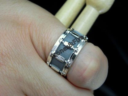 Drum Rings | Snare Drum jewelry | Drummers Wedding | Drum family | drumming | drums | Musicians Gift