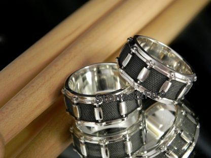 Drum Rings | Snare Drum jewelry | Drummers Wedding | Drum family | drumming | drums | Musicians Gift