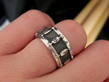 Drum Rings | Snare Drum jewelry | Drummers Wedding | Drum family | drumming | drums | Musicians Gift