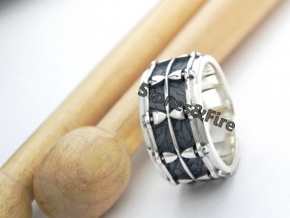 Drum | Drums | Drumming | Drummers | Snare Drum ring | Drummers family | Drummers gifts | Drums jewelry | Wedding bands | Musician gift |
