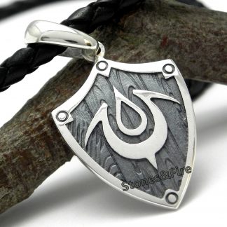 Fire Emblem Awakening-mark of Naga-fire emblem pendant-the exalt-FE Chrom Lucina-Fire emblem Cosplay accessory-gift for gamer-Nintendo 3ds-7237