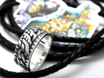 JoJo bizzare adventures Ring jjba-jotaro kujo star platinum stardust crusaders-jocelyn kujo kamen rider ripper stone ocean-manga anime geek nerd cosplay handcrafted stuff