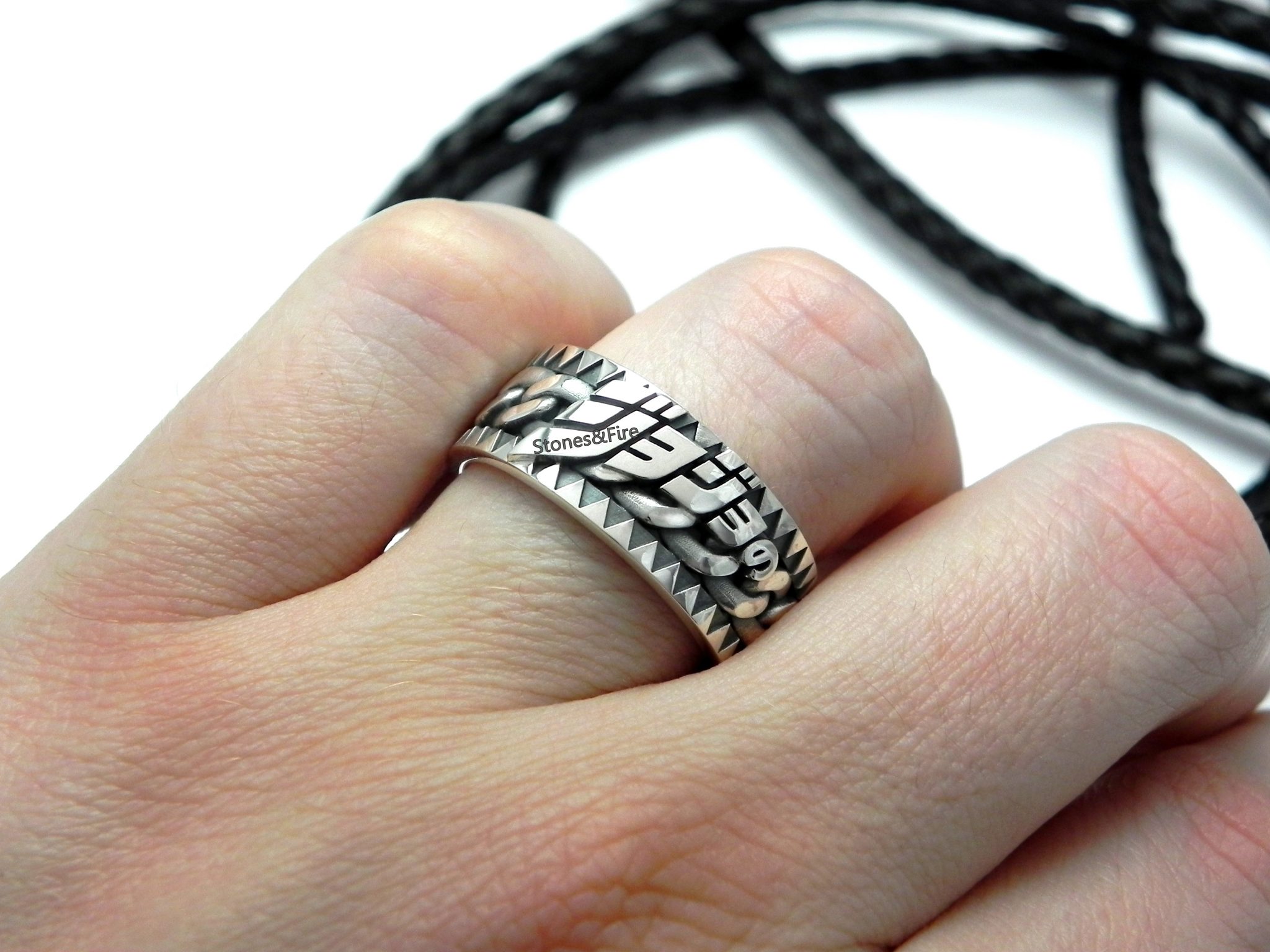 Bizzare Adventure Ring-manga anime geek cosplay gift • Stones&Fire