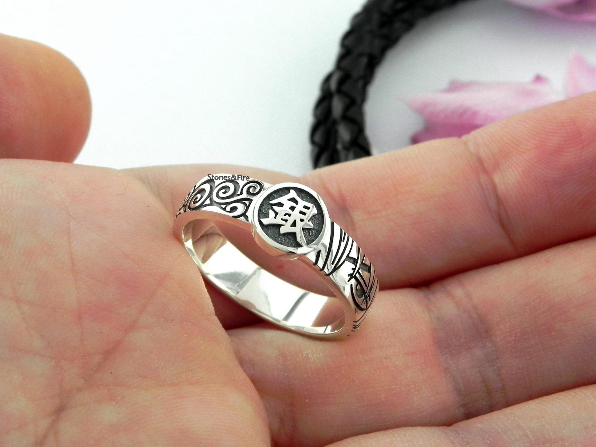 Bizzare Adventure Ring-manga anime geek cosplay gift • Stones&Fire