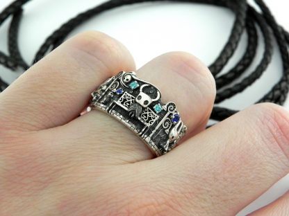 Hollows Knight Ring cosplay gamer accessory-metroidvania indie videogame hallownest pale king nerdy geeky stuff-stonesnfire