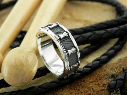 Drum Ring musician gift accessory for drummers wedding family-stonesnfire