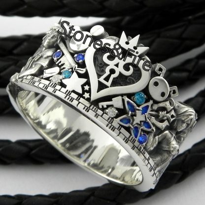 Kingdom hearts ring cosplay-sora kairi riku terra aqua ventus namine keyblade-paopu fruit-stonesnfire