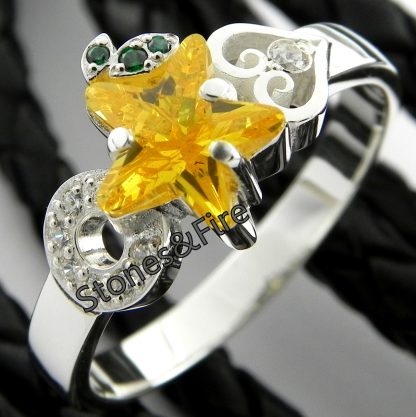 paopu fruit Kingdom hearts ring wedding proposal jewelry cosplay-sora kairi riku terra aqua ventus namine keyblade-stonesnfire-