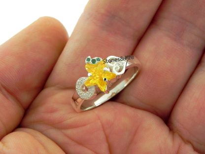 paopu fruit Kingdom hearts ring wedding proposal jewelry cosplay-sora kairi riku terra aqua ventus namine keyblade-stonesnfire